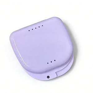 Dental Prosthetic <b>Case</b>, Portable Dental Storage <b>Case</b> with Holes, Orthodontic <b>Retainer</b> <b>Case</b>, Colorful Storage <b>Case</b>, Large - Product Image 1