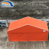 Carpa de fiesta de boda de aluminio con decoración de lujo con mesas y sillas para eventos de jardín de 100 200 plazas