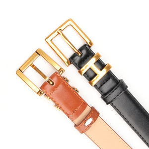<span class=keywords><strong>Ceinture</strong></span> pour femmes en alliage vintage avec boucle en <span class=keywords><strong>H</strong></span> décorative, <span class=keywords><strong>ceinture</strong></span> pour manteau et jean, vente en gros, personnalisable - Product Image 4