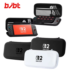 Bolsa de Almacenamiento de PU para <span class=keywords><strong>Nintendo</strong></span> <span class=keywords><strong>Switch</strong></span> 2, Estuche Protector Rígido de EVA, Impermeable y Resistente a Golpes, con 10 Ranuras para Tarjetas de Juego - Product Image 1