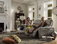 Sillón Reclinable Multifuncional para el Hogar, Sofá Reclinable VIP con Soporte para Tablet y Portavasos