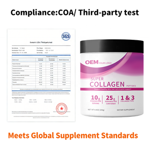Directo de Fábrica, Súper Péptidos de Colágeno en Polvo con Prebióticos, Plazo de Entrega Rápido, Suministro Flexible, Prueba COA de Terceros - Product Image 5