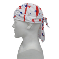 Chapeau foulard à longue queue tendance en vente chaude, unisexe, réversible, imprimé bandana, chapeau de pirate, casquettes de cyclisme