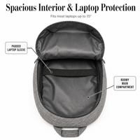 Sac à dos pour ordinateur portable imperméable OEM ODM, sac de voyage décontracté, grande capacité, multi-poches, pour hommes et femmes, vente en gros