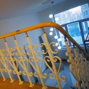 Thép và gỗ tối giản đơn dầm cầu thang gác xép với lan can lan can cho nhà sử dụng căn hộ song công thiết kế dầm dốc - Product Image 3