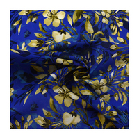 Tissu en coton Avogan imprimé floral personnalisé pour robe femme – Nouveau tissu en coton à motifs floraux