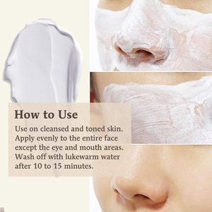 Les soins du visage de marque privée en gros de skinfood éliminent les points noirs et les cellules mortes de la peau masque lisse et masque d'oeuf de pores blancs doux - Product Image 4