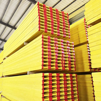 Viga de madera H20 de alta resistencia, viga LVL de grado de construcción, viga de madera para encofrado de hormigón para soporte de encofrados