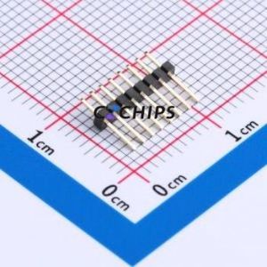 MTP310-1108S2 Pin Header Through hole Component (THT),P=1.27mm Connector 1x8P 1.27mm Single Row 8P - Product Image 1