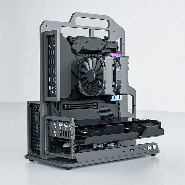 Socooler SOC-A RTX 4060 Ti GPU Aerometal Gaming Computer Tower Case New Mode Used Product-Computer Cases & Towers