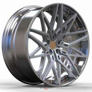 ล้อฟอร์จ 2 ชิ้น ขอบลึกแบบเต็มสี 6 รู 19x11 สำหรับรถยนต์ - Product Image 1