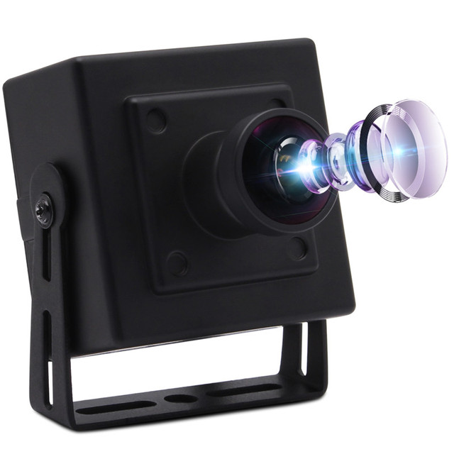 ELP 3840x2160 170 Degree Wide Angle Fisheye HD Usb Webcam Micro Camera 4K for Linux