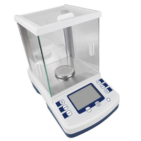 Échelle d'étalonnage externe numérique 0.0001g Balance analytique électronique de laboratoire sensible de haute précision avec pare-brise