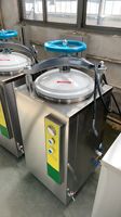 Autoclave vertical de laboratoire à vapeur pour la stérilisation des aliments en conserve en verre et des substrats de champignons, 35, 50, 75, 100 litres