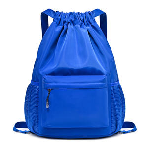 <span class=keywords><strong>Sac</strong></span> à <span class=keywords><strong>dos</strong></span> à cordon avec poches, adapté aux hommes et aux femmes, léger, pour les voyages, le <span class=keywords><strong>sport</strong></span>, le basketball, le rangement et l'usage quotidien - Product Image 1