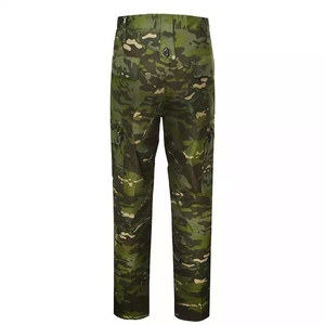 Ngà Bờ Biển Màu Xanh Lá Cây Acu Ngụy Trang Polycotton Ripstop Ngoài Trời Chiến Thuật Quần Áo Nhà Sản Xuất Chiến Đấu Ngụy Trang Đồng Phục - Product Image 4