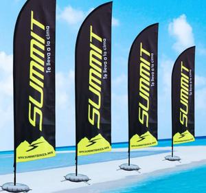 Giá Rẻ Chiến Dịch Tùy Chỉnh Lông Dấu Hiệu Teardrop Bay Biểu Ngữ Bãi Biển Cột Cờ Rung Cờ In Lông Lá Cờ Với Cực Và Cơ Sở - Product Image 1