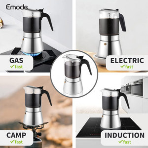 <span class=keywords><strong>Cafetera</strong></span> expreso <span class=keywords><strong>italiana</strong></span> <span class=keywords><strong>de</strong></span> acero inoxidable con tapa <span class=keywords><strong>de</strong></span> cristal, máquina <span class=keywords><strong>de</strong></span> café expreso <span class=keywords><strong>de</strong></span> alta calidad, venta al por mayor - Product Image 6