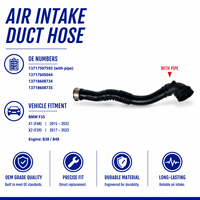Manguera de admisión de aire para motor BMW F35, piezas de repuesto OE 13717597592 13717605044 13718608734 13718608735