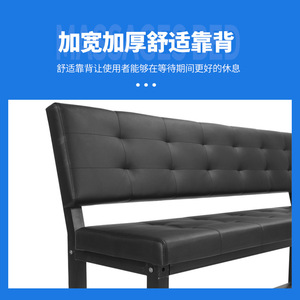 Banco de espera Changjian 100x40x80 cm con estructura reforzada para uso en interiores, para gimnasio, hospital, barbería - Product Image 5