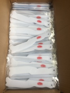 Coltello spalmatore di glassa di plastica del formaggio della crema del burro del panino dell'arachide della torta di cottura su ordinazione - Product Image 5