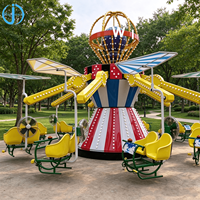 Manège de parc d'attractions à cerfs-volants volants, 10 bras, 20 passagers, à vendre