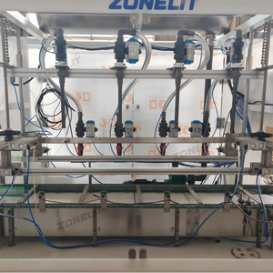 Étiqueteuse automatique de remplissage et de capsulage de détergent liquide 4 buses Remplisseur d'emballage de bouteilles de savon 25L - Product Image 2