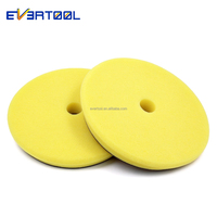 EVERTOOL Éponge de polissage pour peinture, tampon de polissage en mousse, tampon correcteur pour polisseuse double action, pour éliminer les rayures