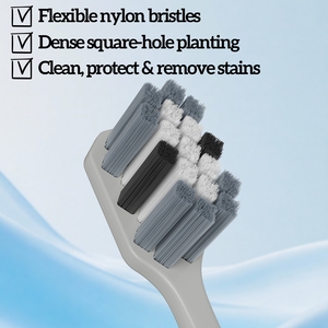 מברשת שיניים ניידת לנסיעות עם קופסת פלסטיק, סיבי ניילון איכותיים, קשיות בינונית, לגברים, לשימוש ביתי, סיטונאי מהמפעל - Product Image 3