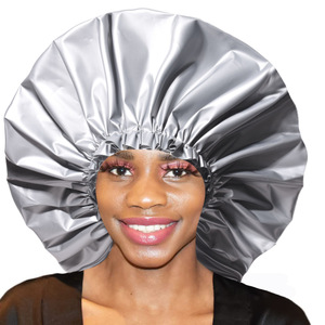 Estilo Adultos Escena Casual Impermeable Mujeres Grande Reutilizable Super Grande <span class=keywords><strong>Baño</strong></span> Pelo Largo Grueso Rizado Locs Twist Trenzas Gorro <span class=keywords><strong>de</strong></span> Ducha - Product Image 6