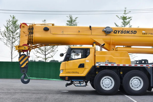 QY80K5D Truck Crane 80 Ton Lifting Capacity 47M U-Shape Boom Heavy Duty Mobile Hydraulic Crane High Stability Ready to Ship - Product Image 2