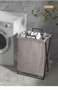 White Large Panda Storage Bin With Metal Handle 54cm Height For Closet Organization - Product Image 6