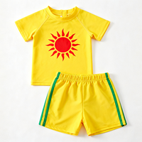 Maillot de bain pour enfant personnalisé OEM OEKO TEX à séchage rapide, imprimé animal, garçon, une pièce, protection contre les éruptions cutanées