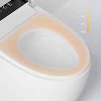 Professionnel Intelligent Commode Salle De Bains Cuvette De Toilette Siphon Chasse D'eau Led Affichage Numérique Électrique Smart WC Toilette