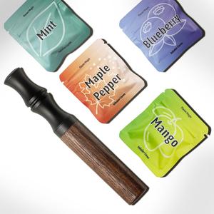 Dispositivo Aromatico Alternativo al Sigaretto Elettronico con Olio Essenziale in Barilotto di Legno, Stick per Smettere di Fumare 5ml - Product Image 1