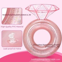 Bouée gonflable géante en forme de diamant doré scintillant pour mariage, piscine, plage, fête estivale, cadeau photo, pour adultes