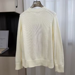 Maglione Invernale da <span class=keywords><strong>Donna</strong></span> in <span class=keywords><strong>Cotone</strong></span> Lavorato a <span class=keywords><strong>Maglia</strong></span> con Motivo Ricamato a Orso, Collo Tondo, Maniche Lunghe, Maglione Cartoon con Orso - Product Image 3