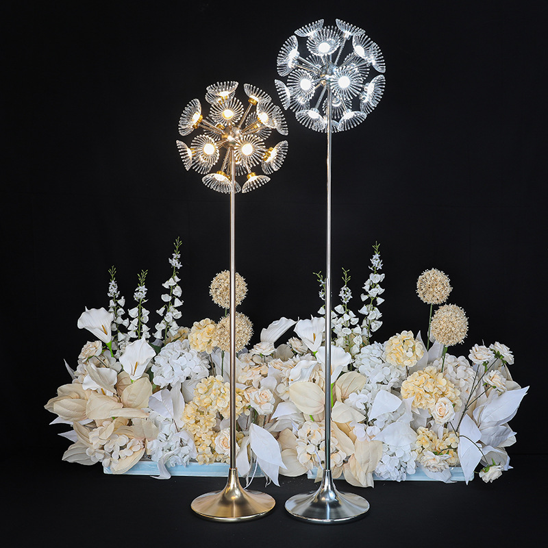 20 denti di leone medi in stili rialzati e abbassati/argento