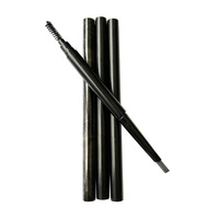 Crayon à sourcils waterproof brun foncé végétalien double embout 2-en-1 microblading waterproof personnalisé marque privée
