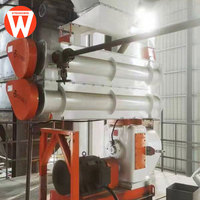 Usine de fabrication d'aliments pour volailles automatique 10-15t/h Machine de transformation des aliments pour animaux Machine de fabrication d'aliments pour volailles et poulets