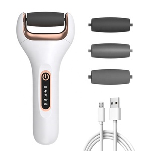 Meilleur outil de suppression des callosités de pédicure électrique rechargeable <span class=keywords><strong>à</strong></span> <span class=keywords><strong>la</strong></span> <span class=keywords><strong>maison</strong></span> pour <span class=keywords><strong>la</strong></span> peau sèche morte et dure craquelée cadeau idéal - Product Image 1