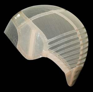 Nouveau modèle Perruques à pince en silicone Perruques de base en soie à lacet complet en <span class=keywords><strong>cheveux</strong></span> humains vierges européens Remy Perruques médicales de luxe - Product Image 1