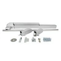 Dispositif de sortie vertical en acier inoxydable 304 peint ignifuge, 650 mm/800 mm/1000 mm, personnalisé pour porte à double battant