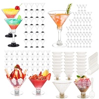 Gobelets en plastique jetables pour verres à eau pétillante, cocktails, mariages et fêtes – Lot de 500 pièces, style simple