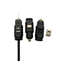 Câble audio numérique à fibre optique TOSLINK, connecteur SPDIF en fibre optique plastique, connecteur audio DVD, connecteur audio TV