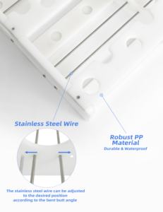 Alumínio Bent Butt Pesca <span class=keywords><strong>Rod</strong></span> Titular <span class=keywords><strong>Rack</strong></span>-Grande Capacidade de armazenamento para 45 Varas & Reel Combos, Montado Pole Organizer - Product Image 3