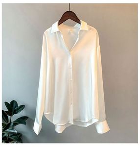 I-0341 Women's Vintage Casual Solid Spring <b>Summer</b> Woven Satin Tank Top V-Neck Eco-Friendly Breathable Front Logo - Product Image 2