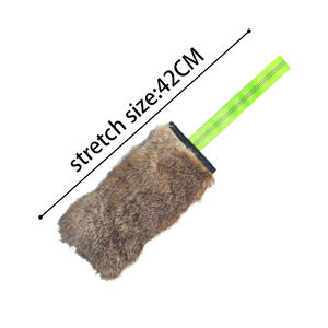 Giocattoli da Masticare in Pelliccia di Coniglio per Cani, Gioco Interattivo in Peluche Resistente per Cani Masticatori Aggressivi - Product Image 1