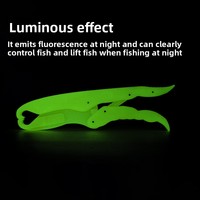 Pince à poisson lumineuse flottante en PP léger et imperméable, grande capacité 30 kg, pour la pêche en mer, rouge/jaune/blanc