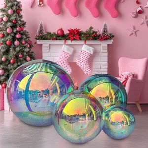 Events Wedding Party Decor PVC Big Shiny Metallic <b>Mirror</b> Inflatable <b>Balls</b> Gold <b>Ball</b> Sphere Balloon Customized Decorative Inflata - Product Image 2